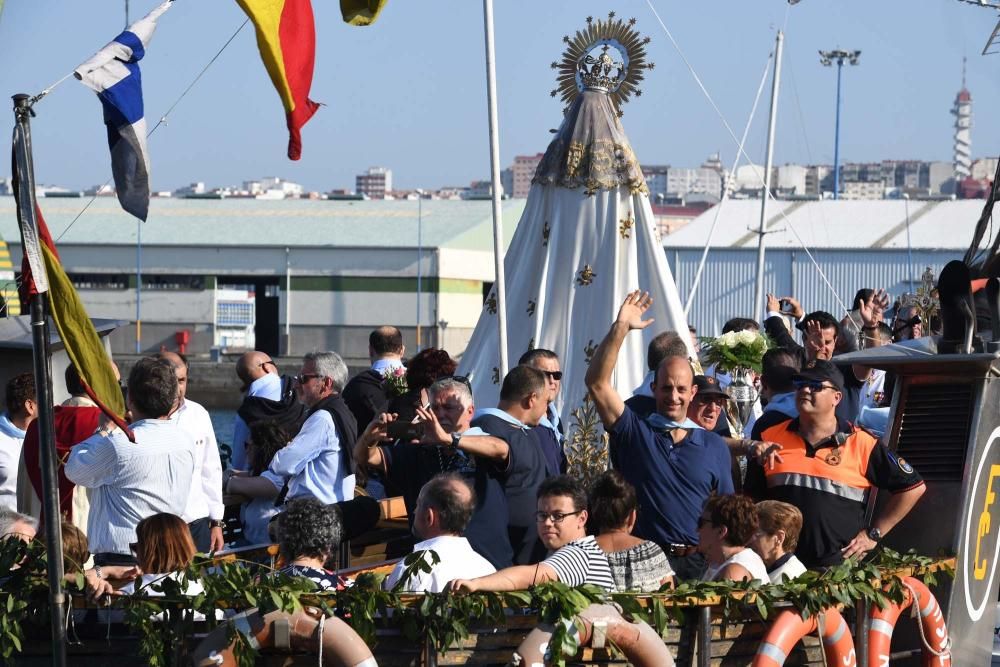 Procesión de la Virgen del Carmen en A Coruña