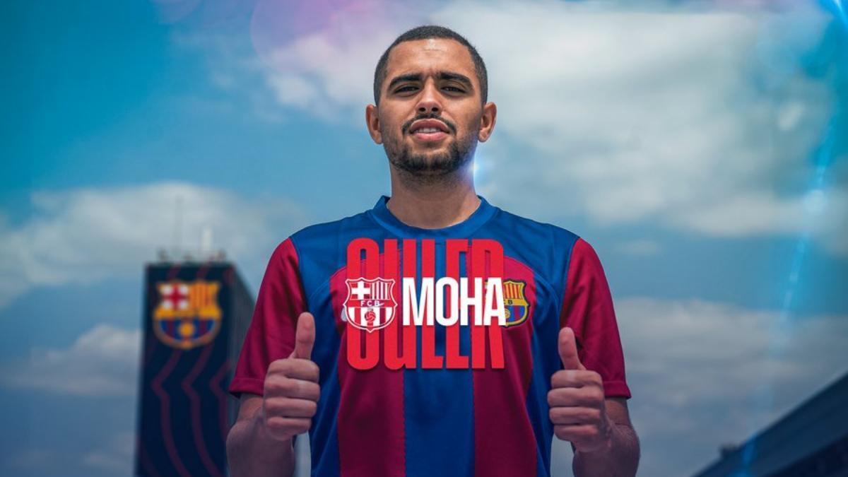 Moha Moukhliss regresa al Barça Atlètic: "Quería volver a repetir"