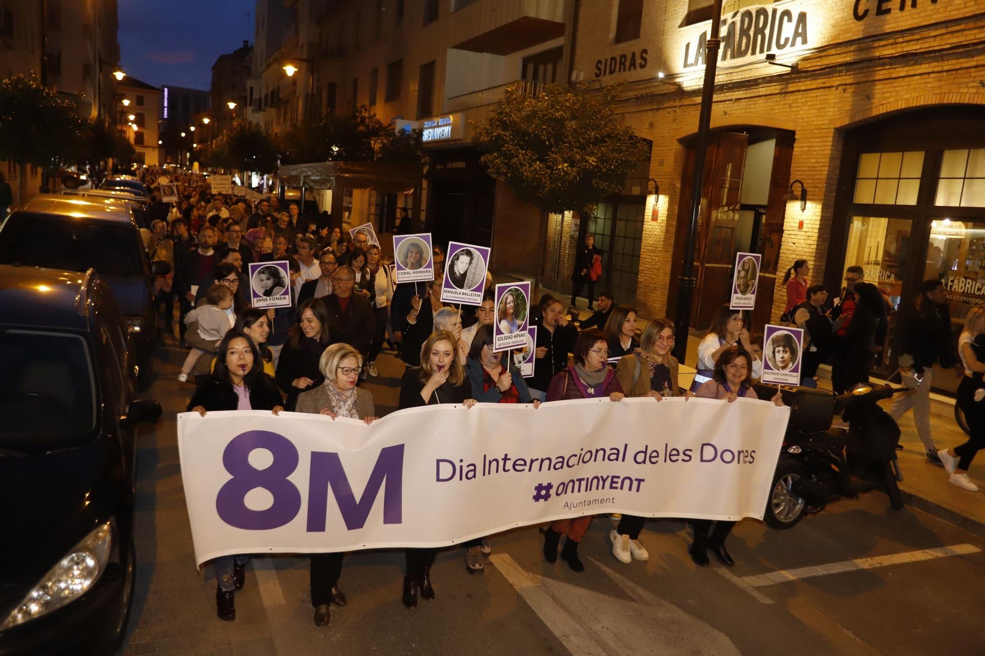 Manifestaciones y actos por el 8M en Ontinyent y Xàtiva