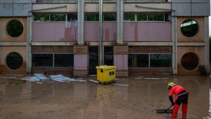 Inundación en el Hospital Comarcal del Alt Penedès en Vilafranca del Penedès.