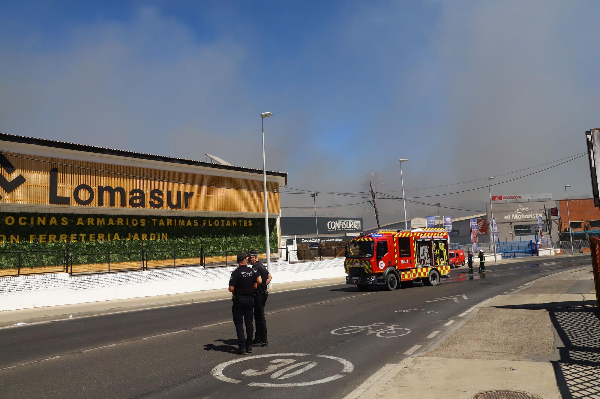 Las imágenes del incendio de la antigua Pérez Giménez