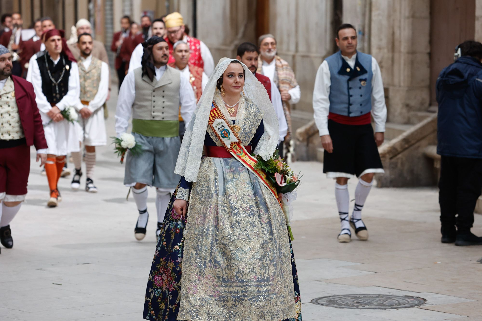 Falleras Mayores en la Ofrenda 2025. Día 17 (1/4)
