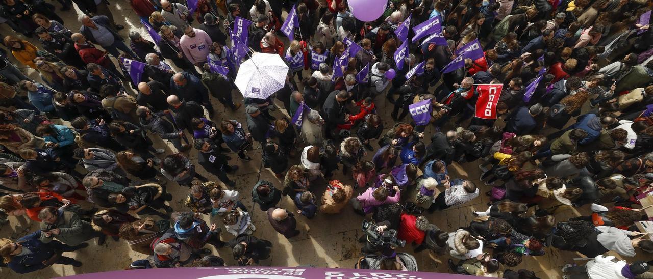 Manifestacion del 8 de marzo en Oviedo.