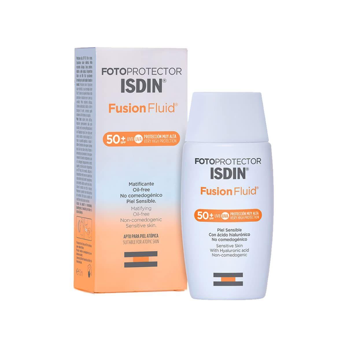 Fotoprotector Facial Fusion Fluid SPF50, de ISDIN