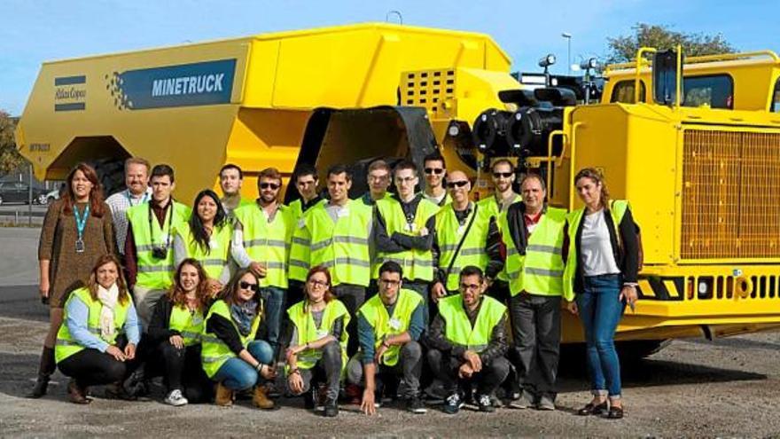 Alumnes de Mines de l&#039;EPSEM visiten una multinacional minera a Suècia