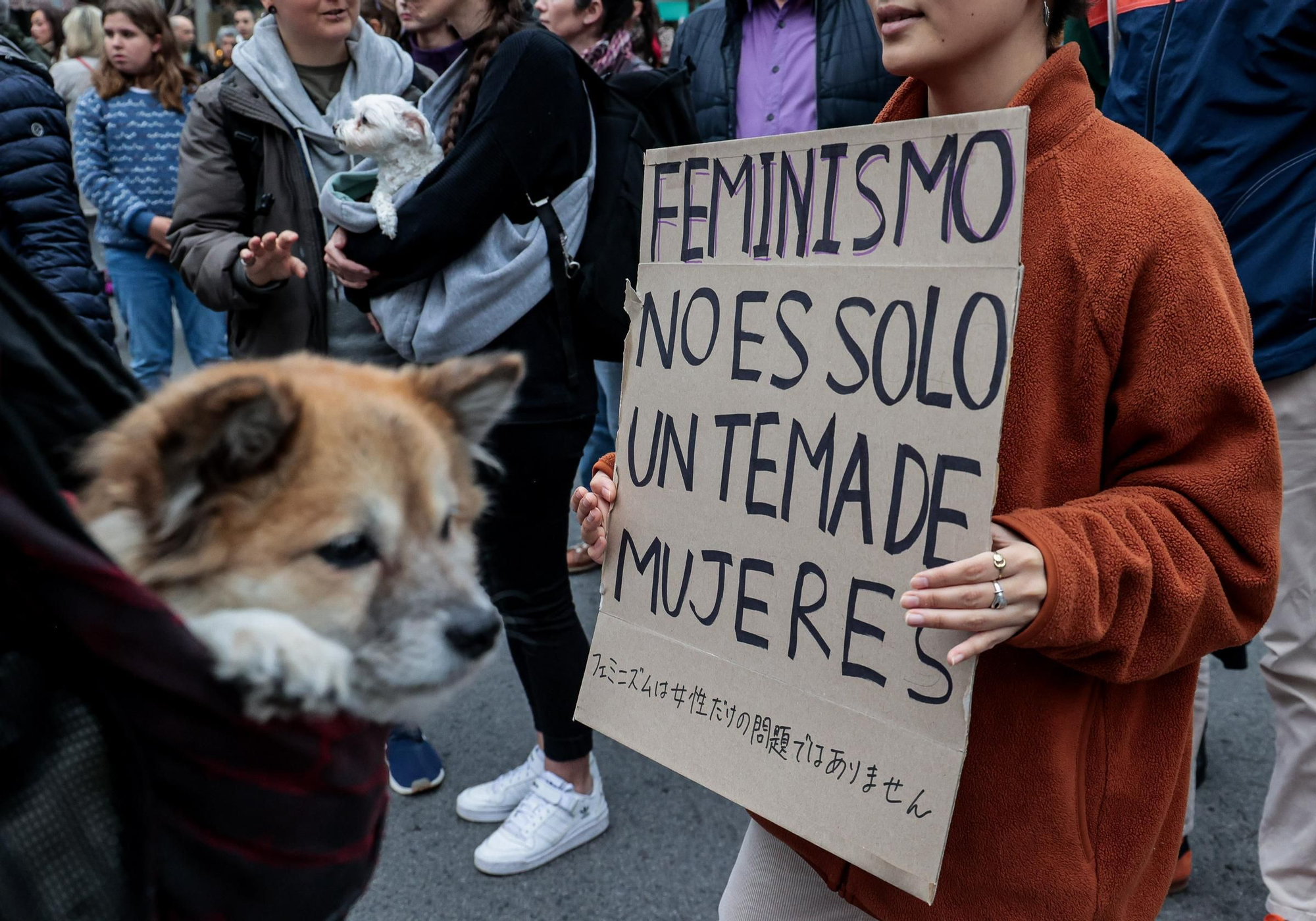 Marcha 8M en Alicante, día de la Mujer