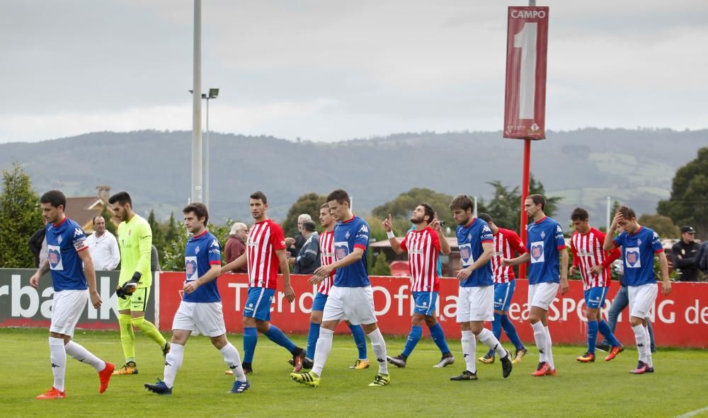 Sporting B - Amorebieta, en imágenes