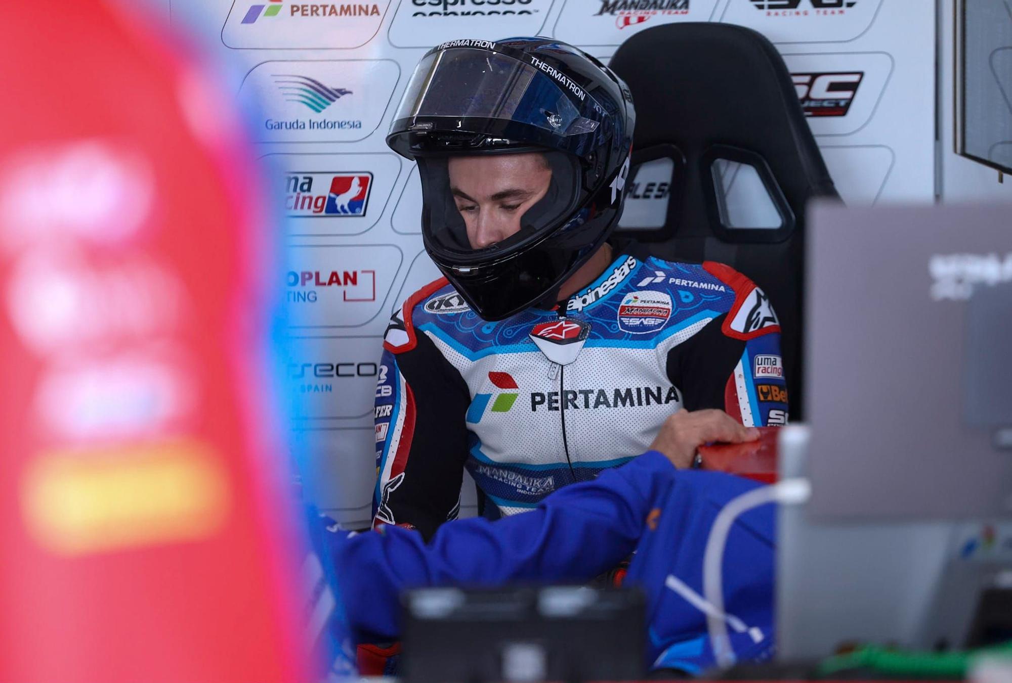 Jaume Masià debuta en Moto2 en Cheste