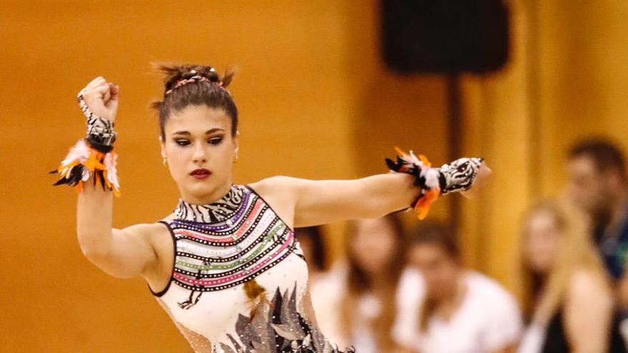 La alcoyana Sonia Pla, cuarta en el campeonato de España júnior de patinaje artístico
