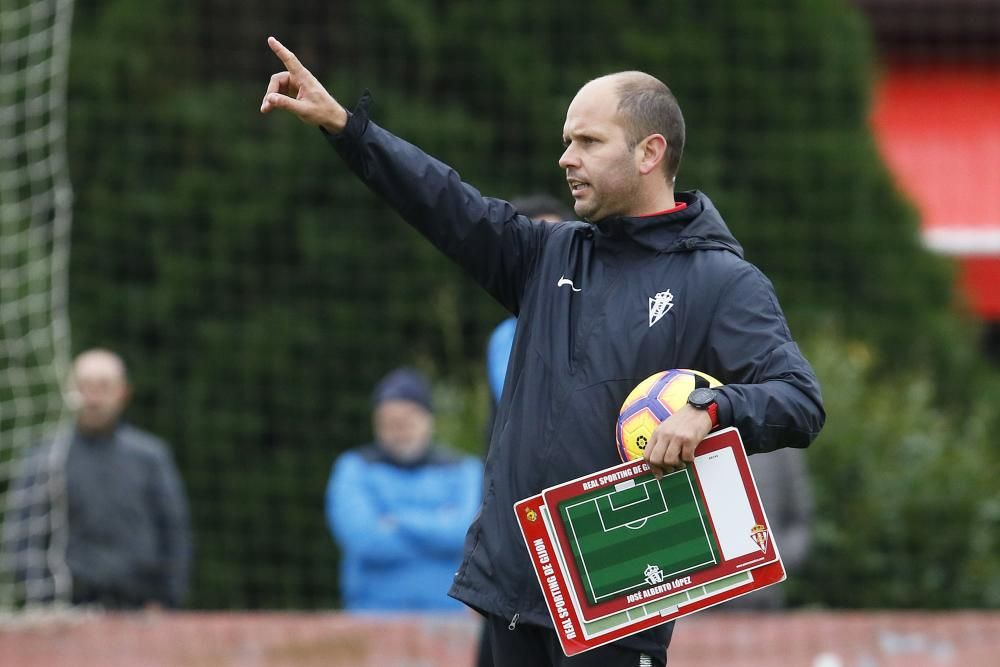 Entrenamiento del Sporting