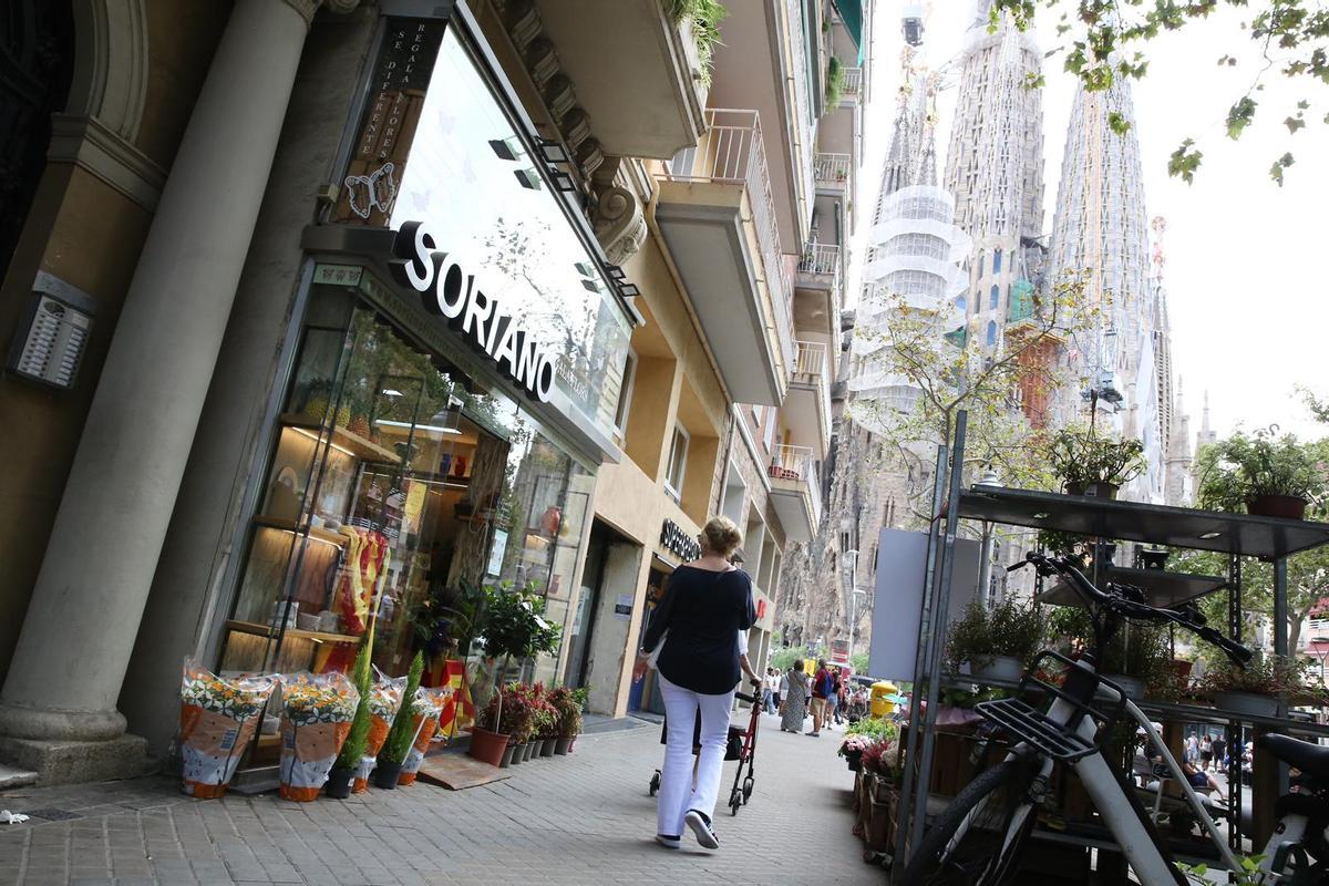 La Floristeria Soriano, en la avenida Gaudí desde 1946
