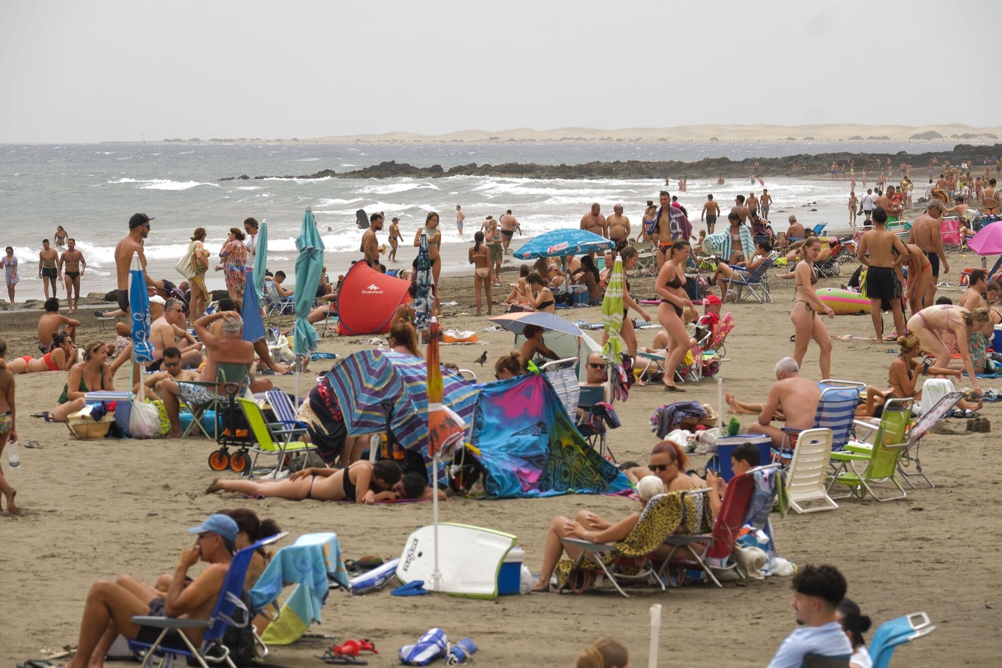 Calima en Playa del Inglés (15/08/25)
