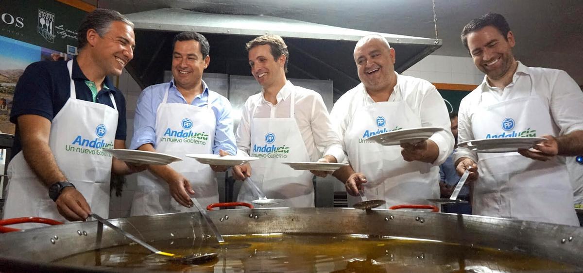 MLG 31-08-2018.-Presentación del curso político del PP, con la asistencia de Pablo Casado, presidente del Partido Popular, Juanma Moreno Bonilla, presidente del PP-A y Elias Bendodo, presidente del PP-Málaga-ÁLEX ZEA. Local 2018