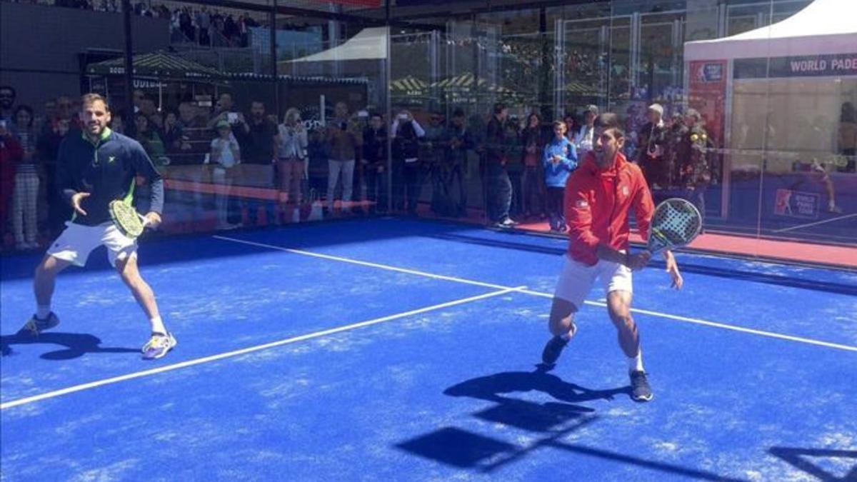 Djokovic tuvo un compañero de lujo en su pachanga: Juan Martín Díaz