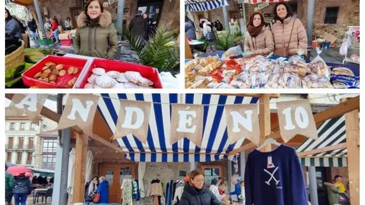 Arriba, Carolina Fernández, de Pastur, y las hermanas Pilar y Covadonga López-Acevedo, de La Triunfante. Debajo, Lucía Pérez, de Anden 10.