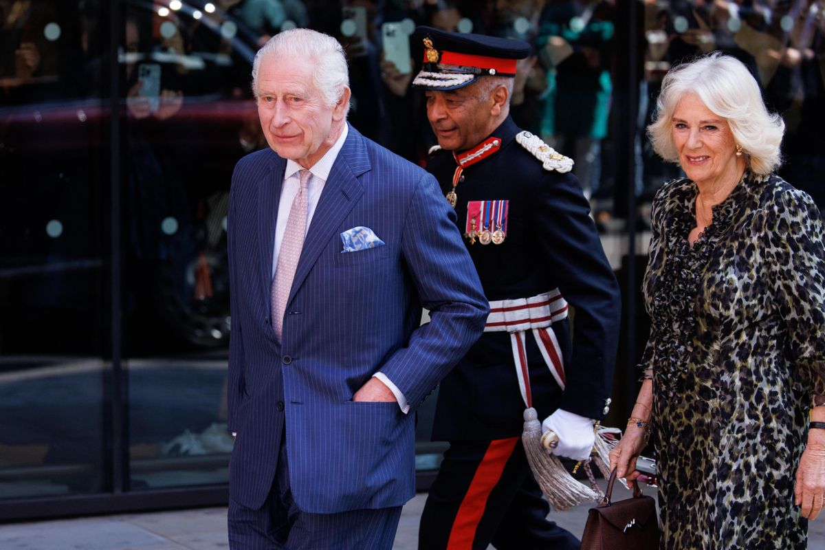 King Charles III and Queen Camilla visit Cancer Centre in London