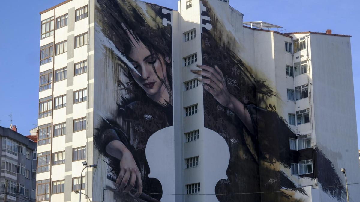 El mural del artista Sfhir es el nombrado Mejor Mural del Mundo por la plataforma 'Street Art Cities'