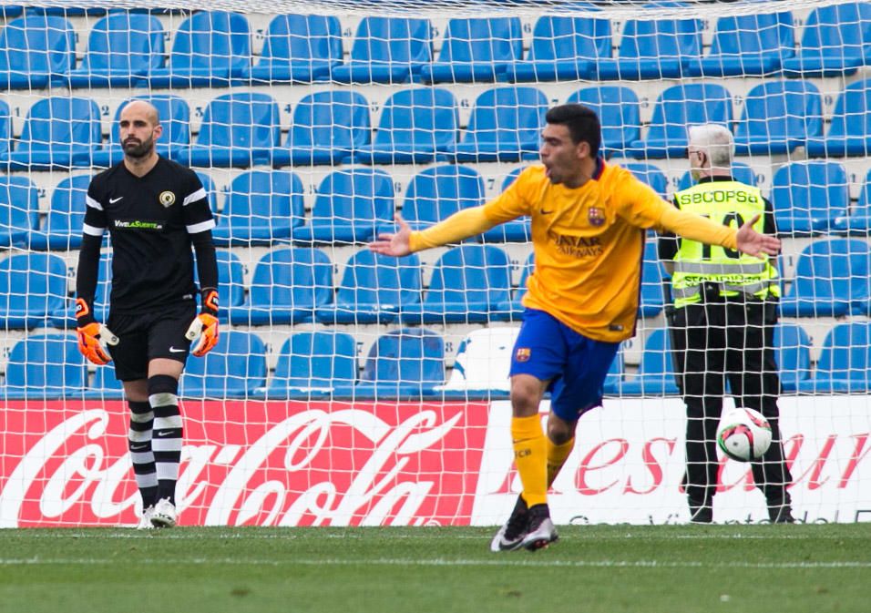 Hércules 0 - Barcelona B 2