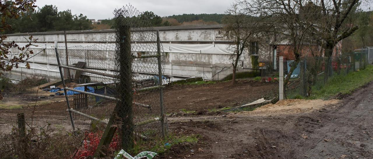 La granja donde presuntamente ocurrió el crimen.