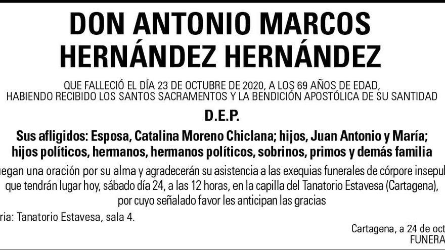 D. Antonio Marcos Hernández Hernández