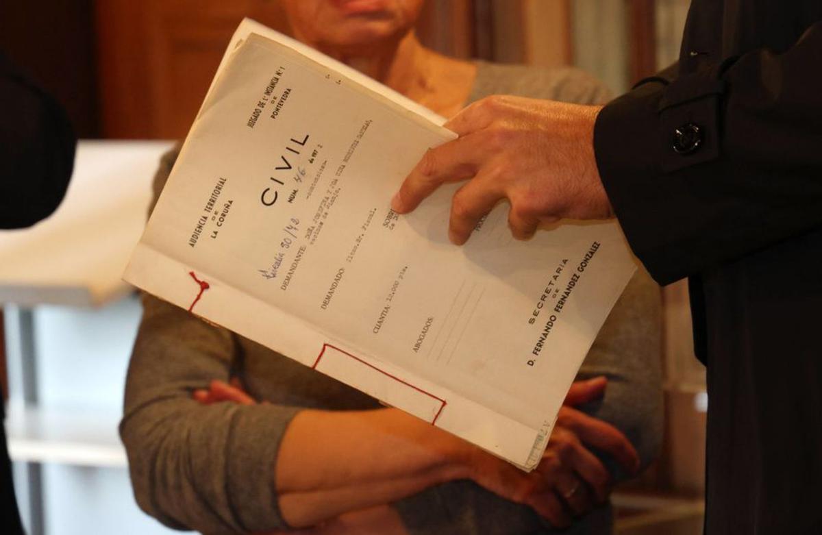 El documento descubierto por un funcionario. |  Gustavo Santos