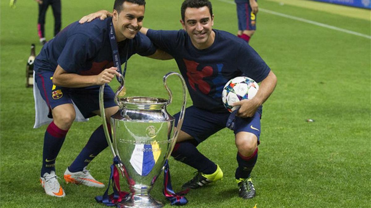 Pedro y Xavi