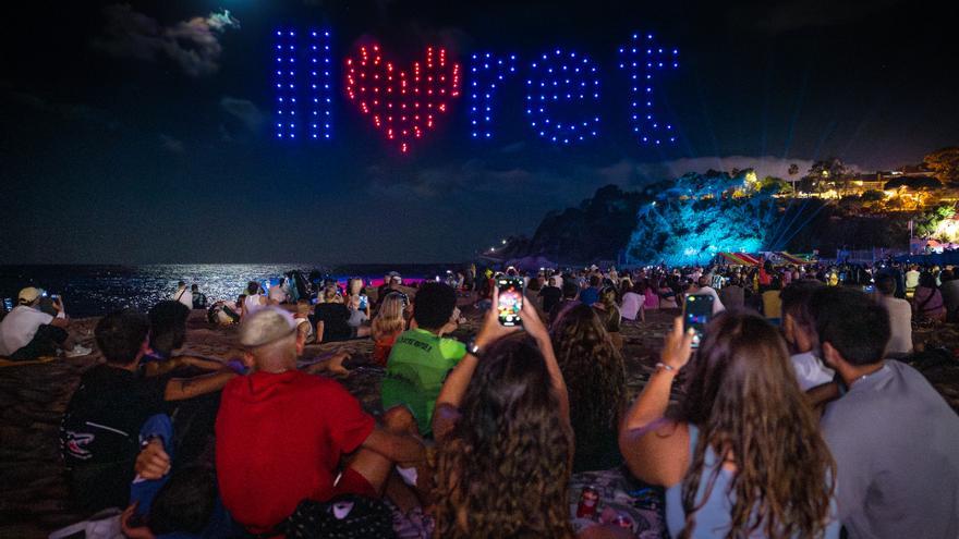 Tret de sortida al festival de drons de Lloret de Mar amb un espectacle sobre la natura i la sostenibilitat