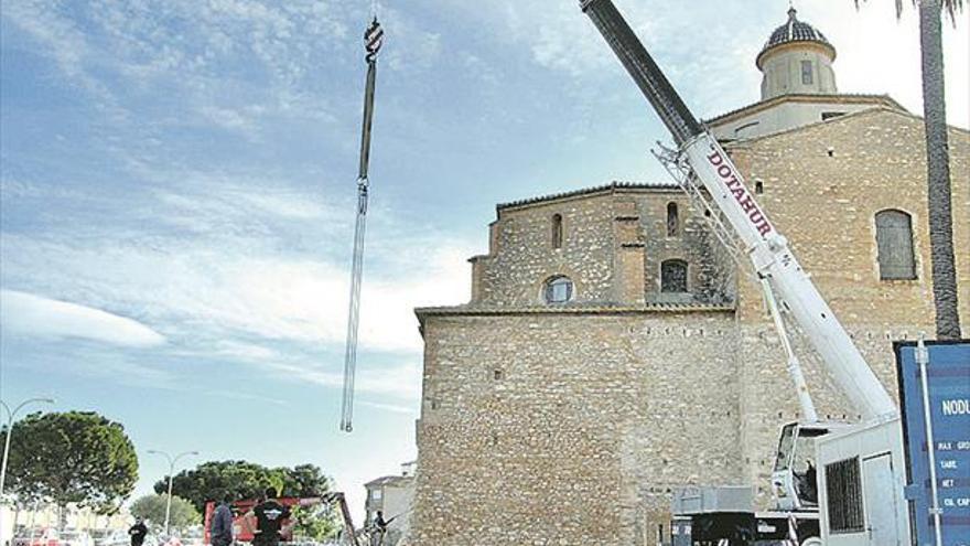 Burriana acelera los trabajos para modernizar el entorno de Sant Blai