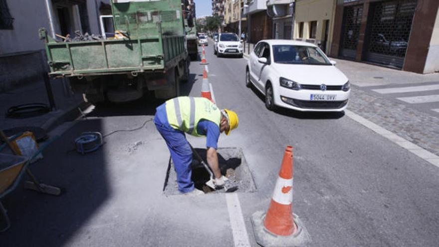 Els treballs van provocar el pas alternatiu durant tres dies.