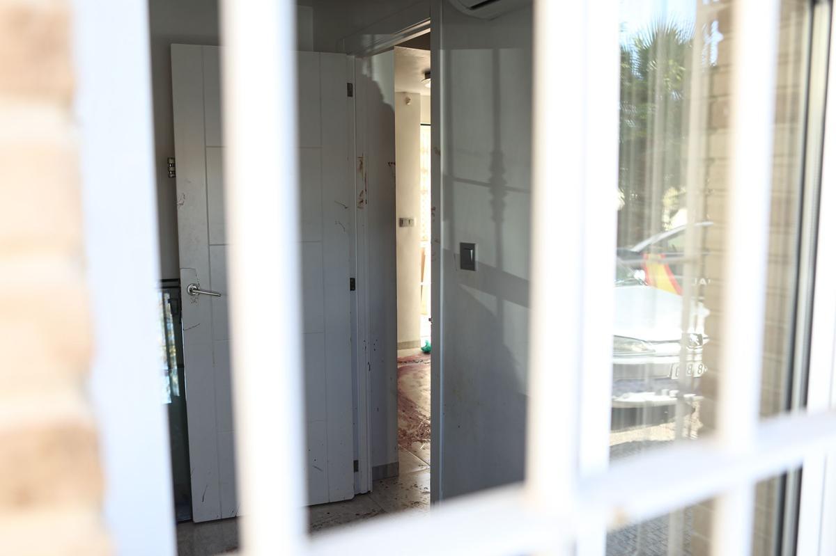 El interior de la vivienda donde se resguardó uno de los heridos