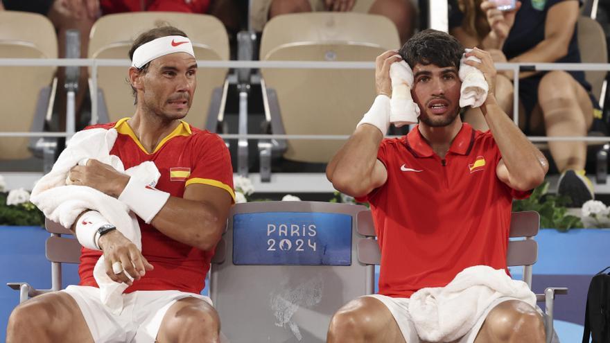 Tenis en los Juegos Olímpicos: Alcaraz / Nadal - Krajicek / Ram, en imágenes