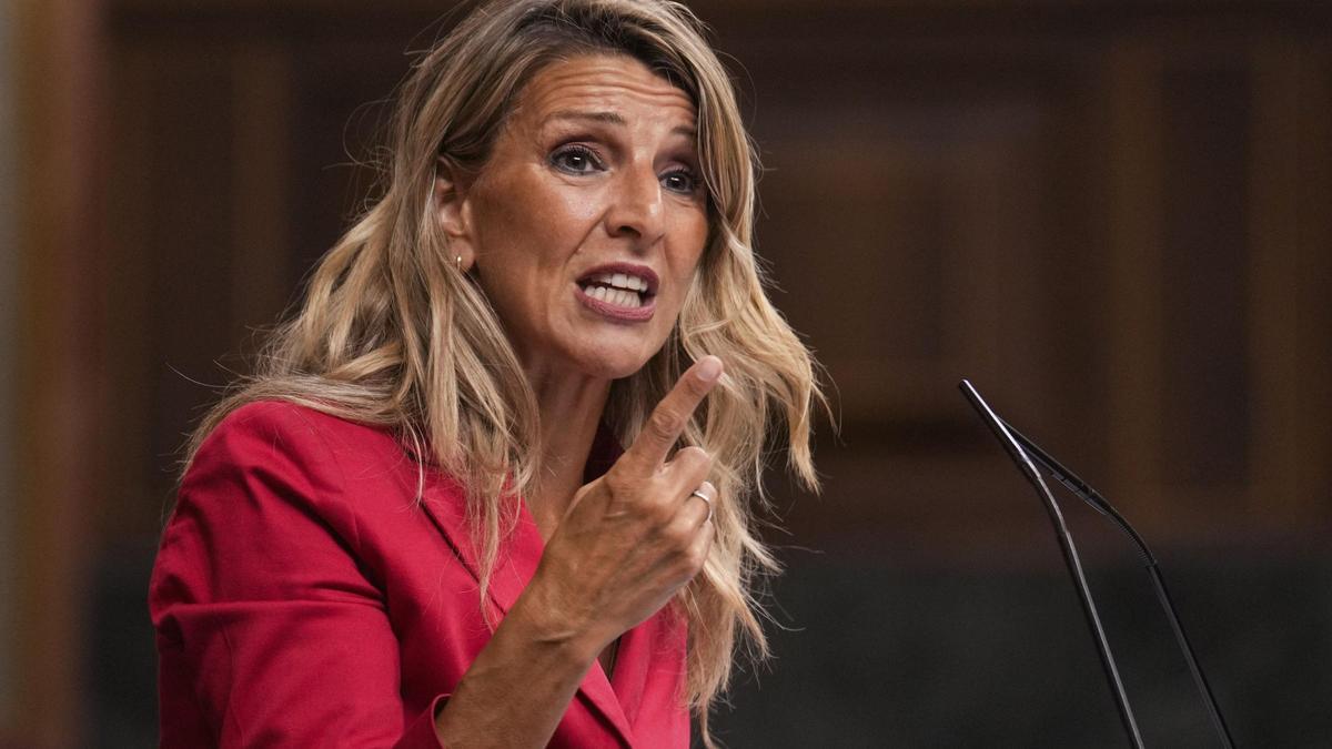 La ministra de Trabajo y vicepresidenta tercera Yolanda Díaz.