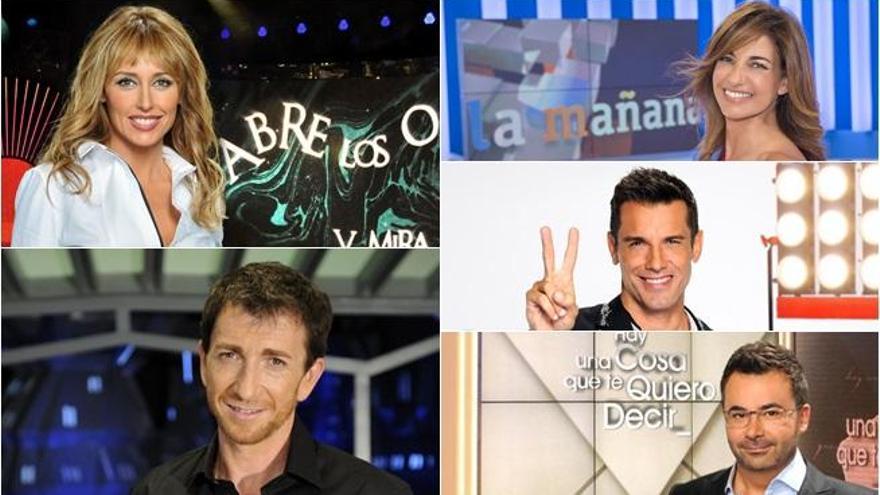 Los sueldos de las estrellas de la televisión.