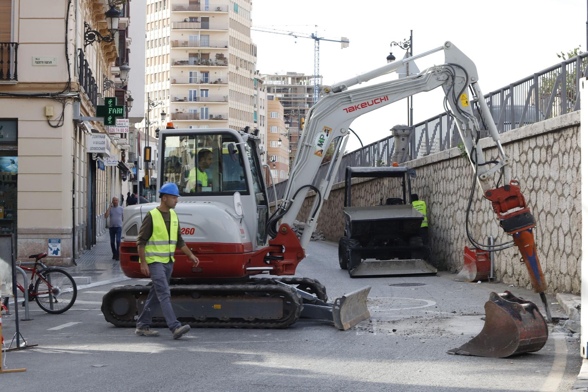 Comienzan las obras de reforma de la calle Carretería.