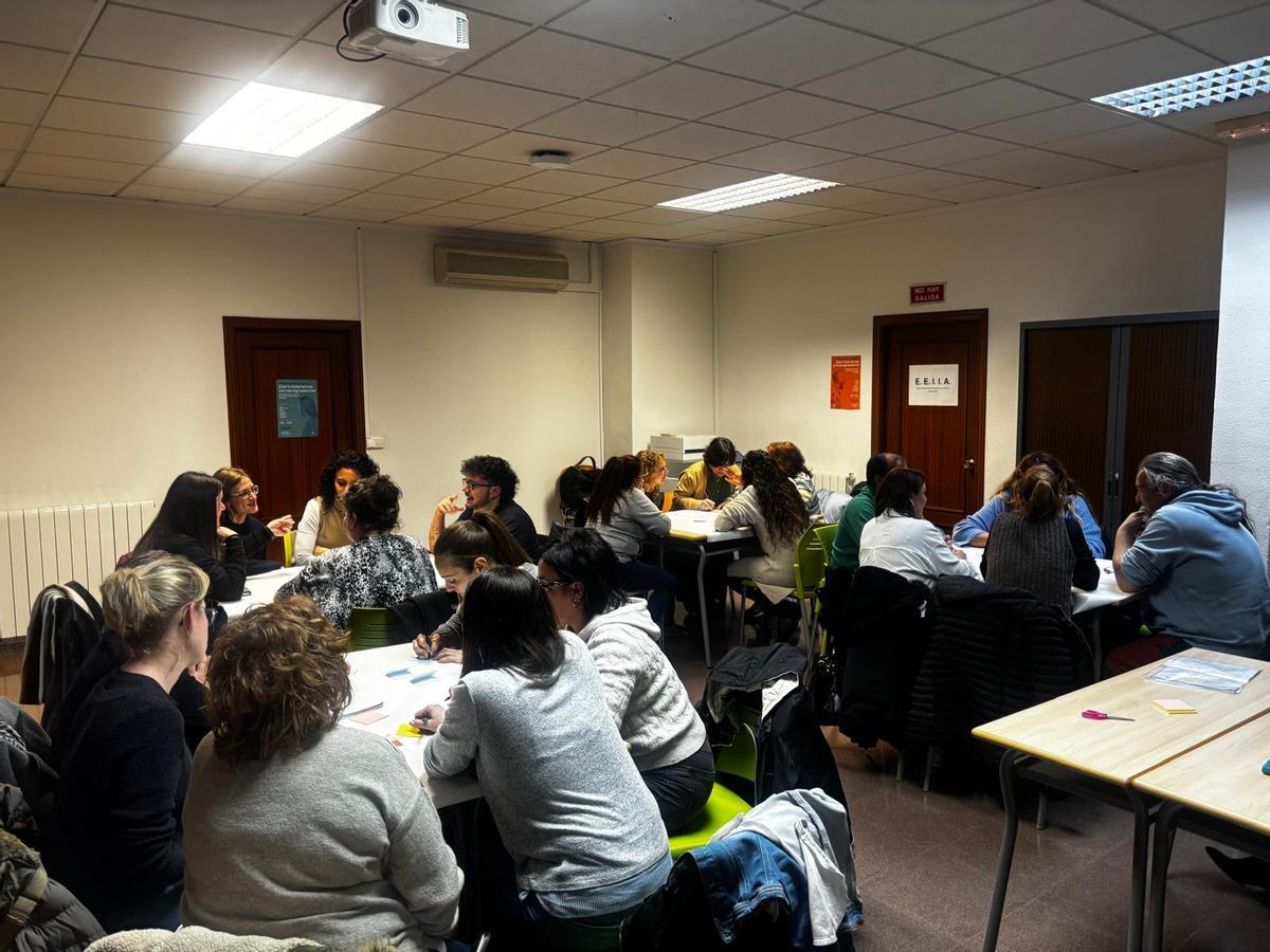 Los trabajadores del SAD participaron en una dinámica para conocer dificultades y aportar mejoras.