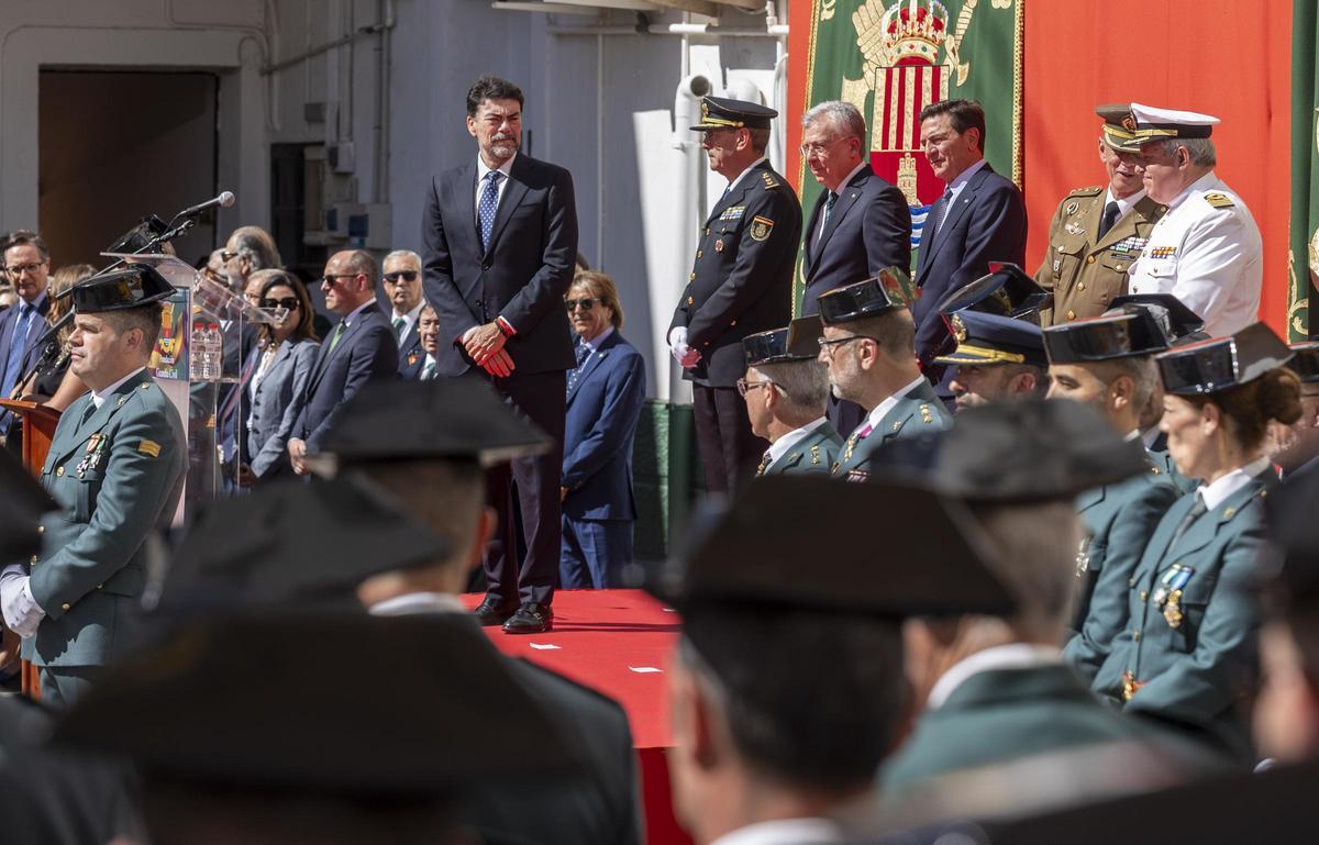 La Guardia Civil celebra en Alicante el 182 aniversario de su fundación