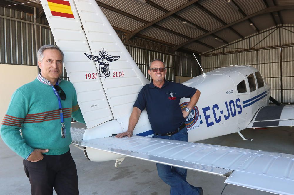 Así es en el aeródromo de la Axarquía