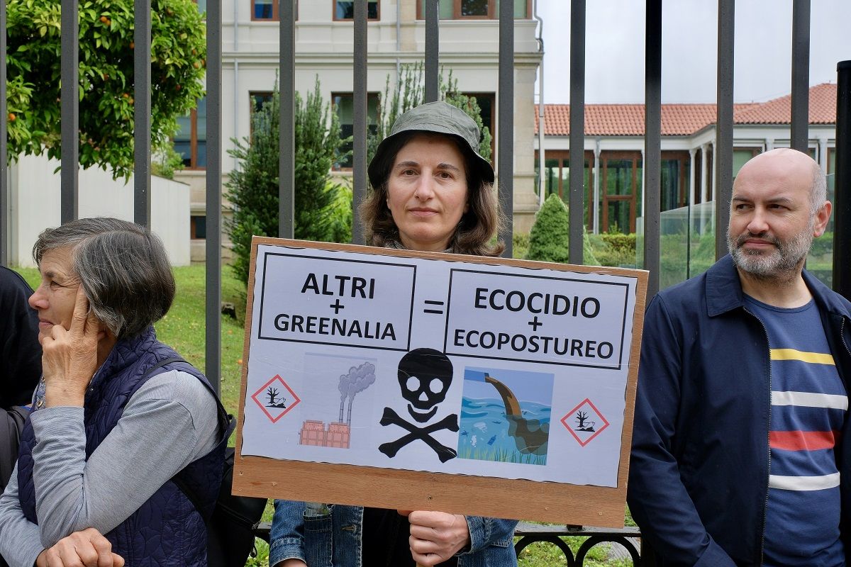 Galicia alza la voz contra la instalación de la celulosa Altri en Palas