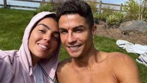 La influencer y modelo Georgina Rodríguez junto al futbolista Cristiano Ronaldo.