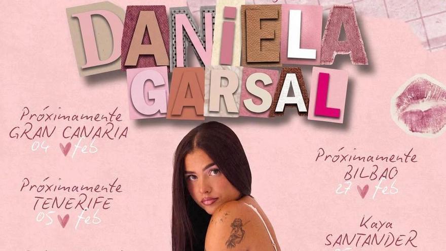 Daniela Garsal llevará su primera gira a Tenerife en febrero de 2027