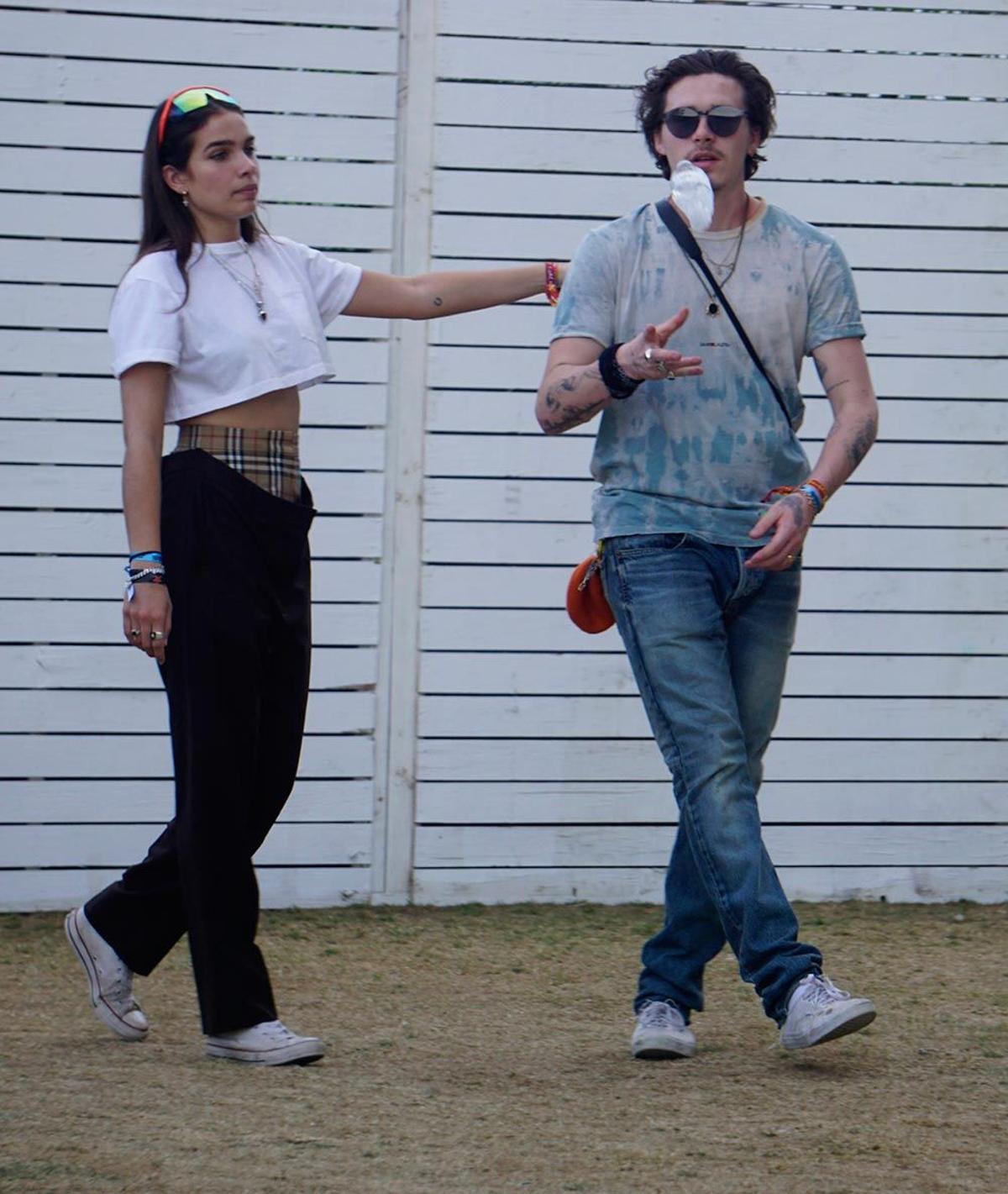 Brooklyn Beckham y Hannah Cross no han faltado al festival de Coachella