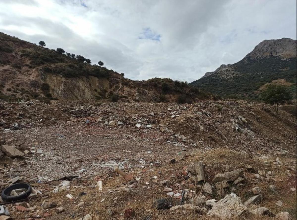 Vertedero en la provincia de Málaga.