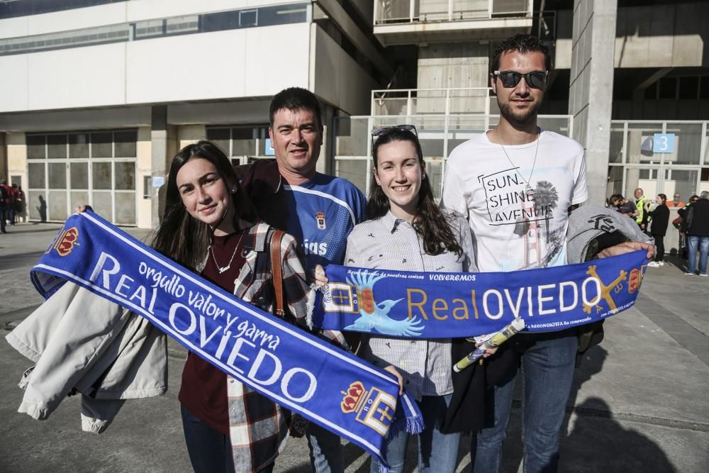 La afición azul no falta a su cita en el Tartiere