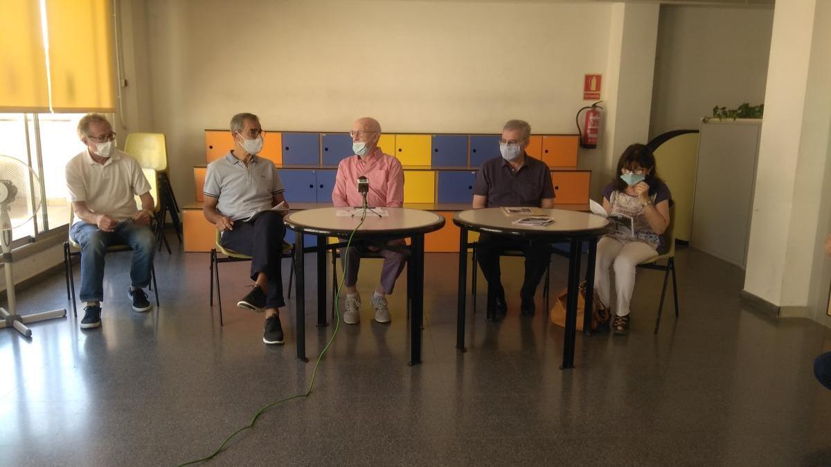 Representants de Càritas Alt Empordà Interior a la presentació de la memòria 2019.