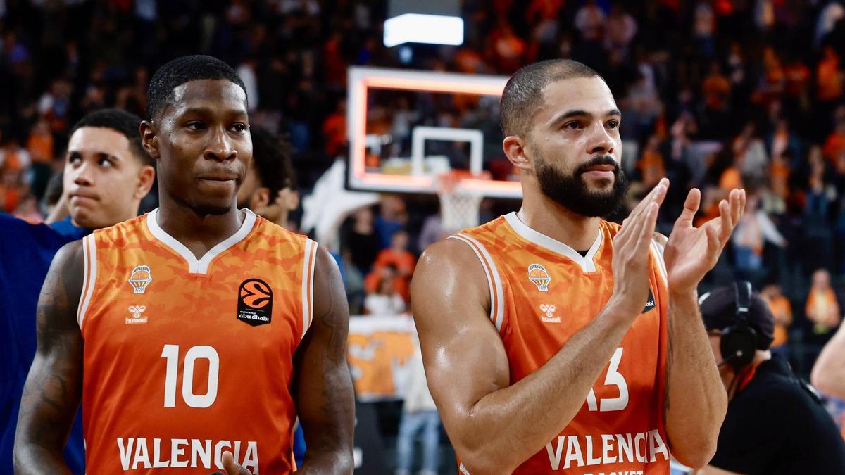 Valencia Roig Arena. Partido de baloncesto Euroliga Euroleague Valencia Basket Club vs Real Madrid . VLC SPD