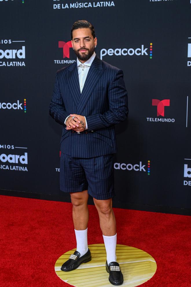 Maluma, con su original traje, en los Billboard.