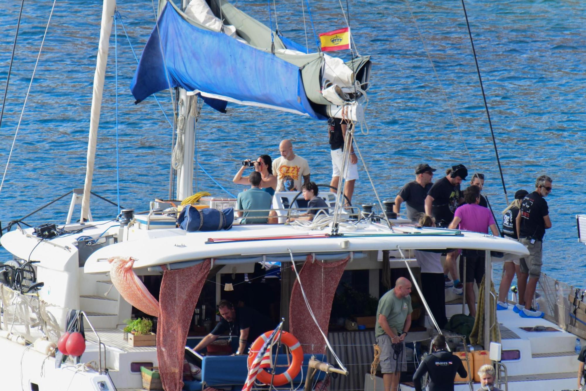 John Travolta sigue su rodaje en aguas de Gran Canaria