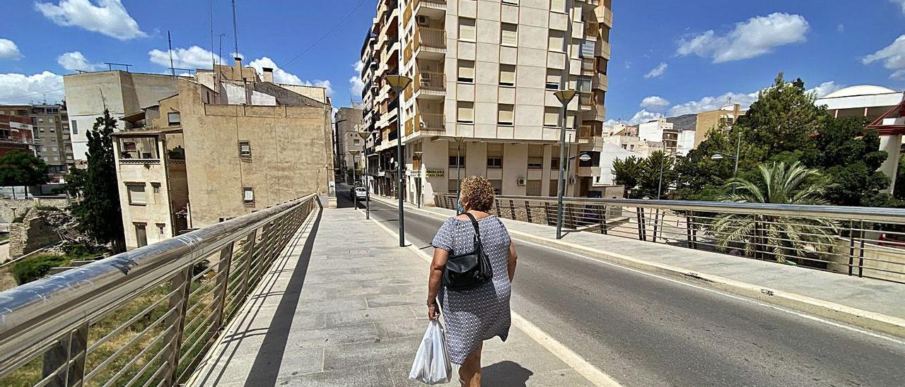 Imagen del puente de la Rambla en Crevillent.