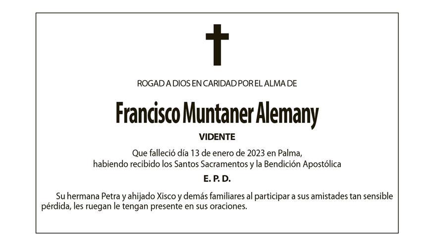 Francisco Muntaner Alemany