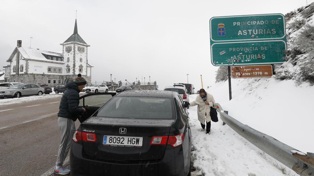 Nieve en Pajares